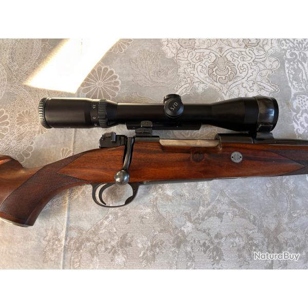 Superbe carabine artisanale J-J Sipp, Mauser K98, en 7RM