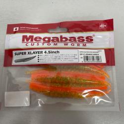 !! NEUF !! LEURRE MEGABASS SUPER X LAYER 4.5'´ col ORANGE GREEN