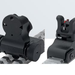 Set de visée réglable pliable LPA pour fusils d'assaut