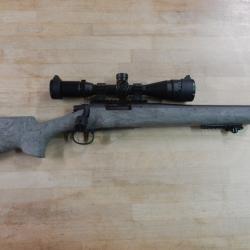 CARABINE A VERROU REMINGTON 700 SPS CAL.308W+FREIN DE BOUCHE+LUNETTE+MALETTE TRES BON ETAT OCCASION