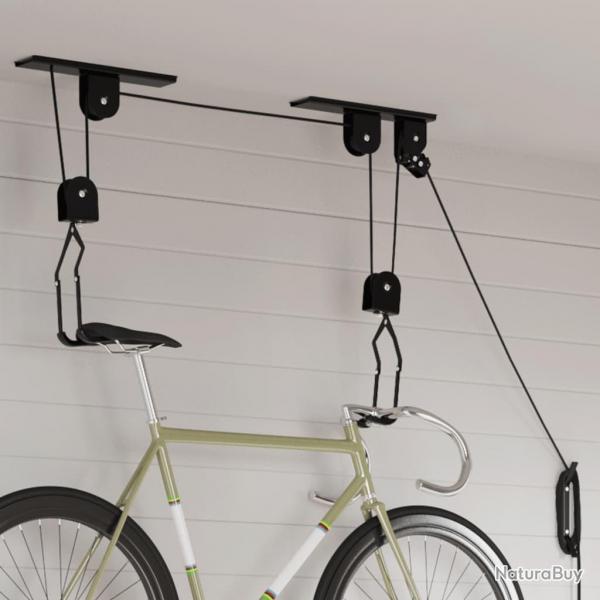 Palans  vlo avec support de plafond 2 pcs 20 kg alsavelo