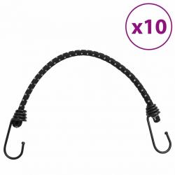 Cordes élastiques avec bandes réfléchissantes et crochets 10pcs alsavelo