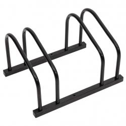 Porte-vélos pour 2 vélos noir acier alsavelo