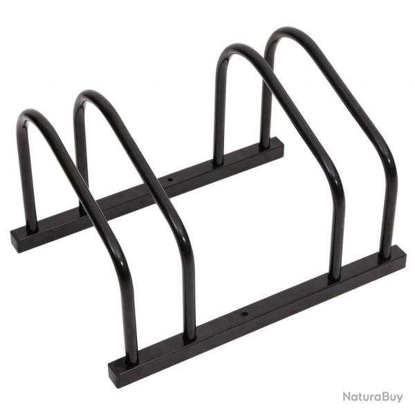 Porte-vlos pour 2 vlos noir acier alsavelo