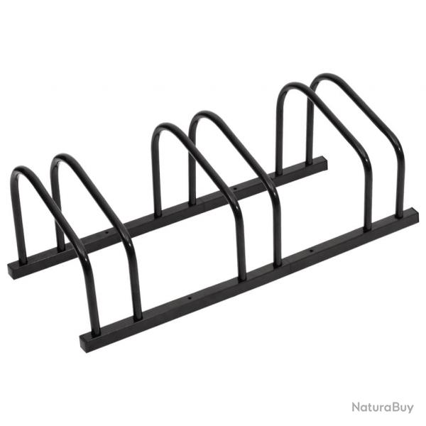 Porte-vlos pour 3 vlos noir acier alsavelo