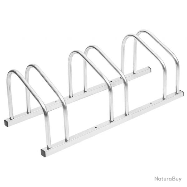 Porte-vlos pour 3 vlos acier galvanis alsavelo