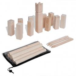 Kit de jeu Kubb en bois alsavelo