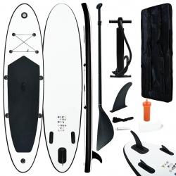 planches SUP gonflables Noir et blanc alsavelo