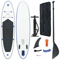 planches SUP gonflables bleu et blanc alsavelo
