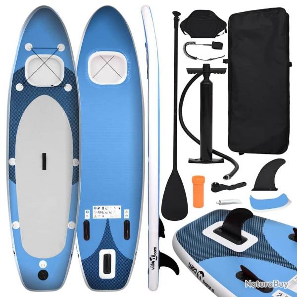 planche SUP gonflable Bleu 330x76x10 cm alsavelo