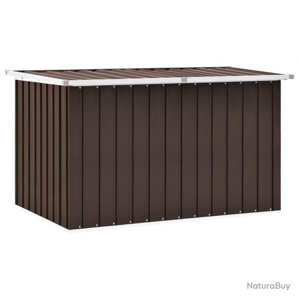 Bote de rangement de jardin Marron 149x99x93 cm alsavelo