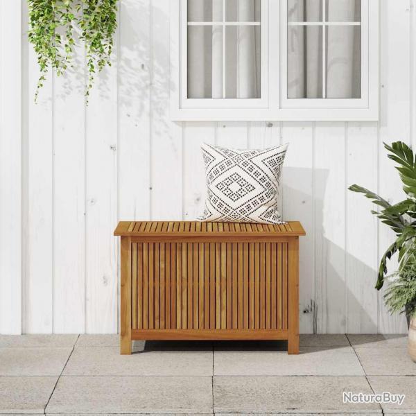 Bote de rangement de jardin 90x50x58 cm bois d'acacia massif alsavelo