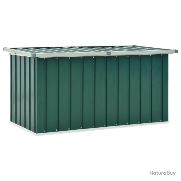 Bote de rangement de jardin Vert 129x67x65 cm alsavelo
