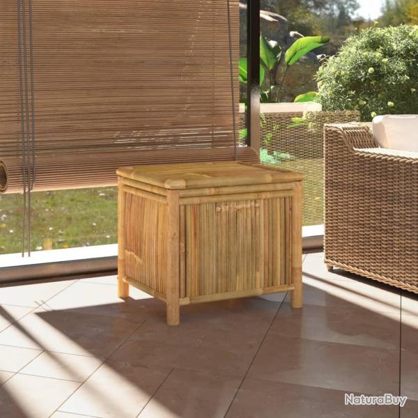 Bote de rangement de jardin 60x52x55 cm Bambou alsavelo