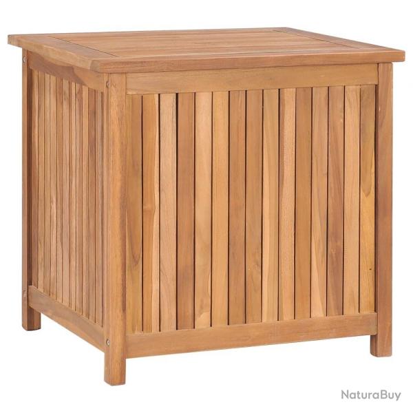 Bote de rangement de jardin 60x50x58 cm Bois de teck solide alsavelo