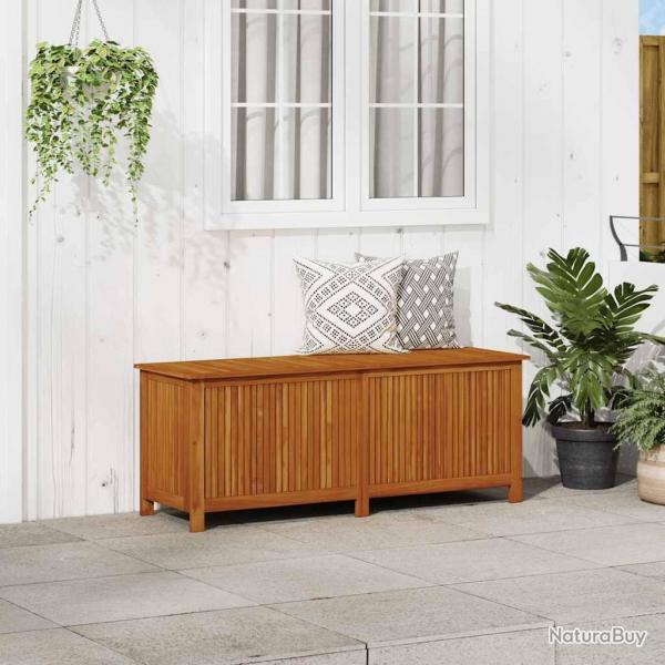 Bote de rangement de jardin 150x50x58 cm Bois d'acacia solide alsavelo