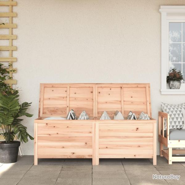 Bote de rangement de jardin 150x50x56,5 cm bois massif sapin alsavelo
