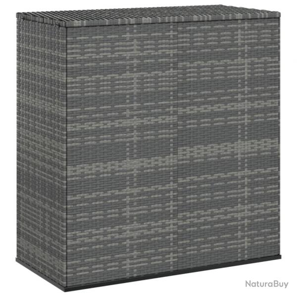 Bote  coussins de jardin Rsine tresse 100x49x103,5 cm Gris alsavelo