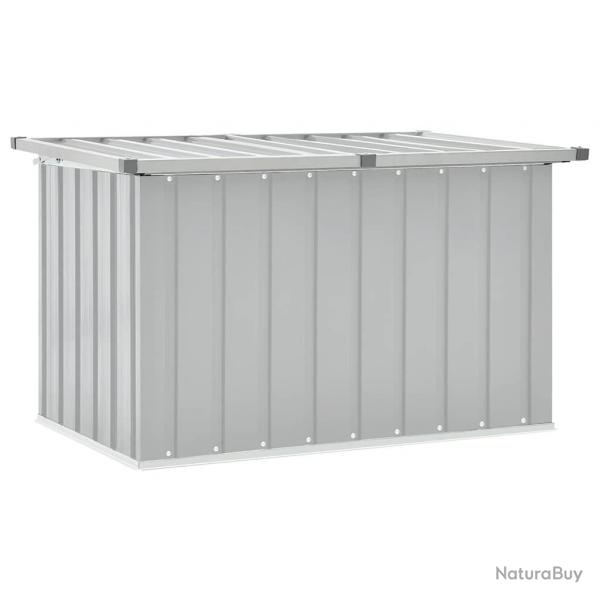Bote de rangement de jardin Gris 109x67x65 cm alsavelo