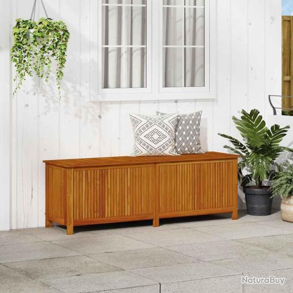Bote de rangement de jardin 175x50x58 cm Bois d'acacia solide alsavelo