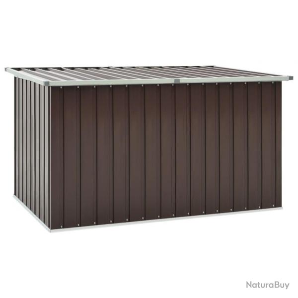 Bote de rangement de jardin Marron 171x99x93 cm alsavelo