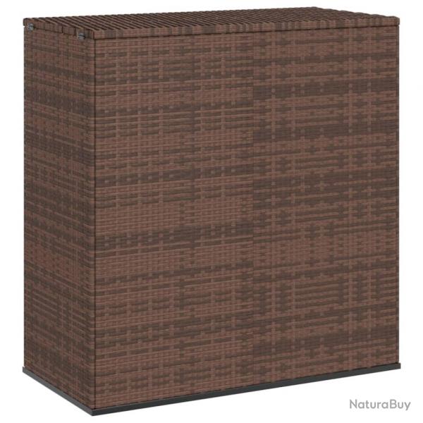 Bote  coussins de jardin Rsine tresse 100x49x103,5cm Marron alsavelo