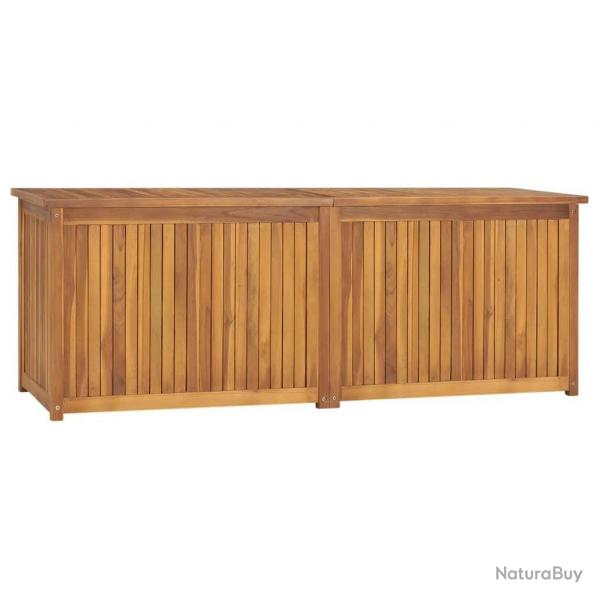 Bote de jardin 150x50x55 cm Bois massif de teck alsavelo