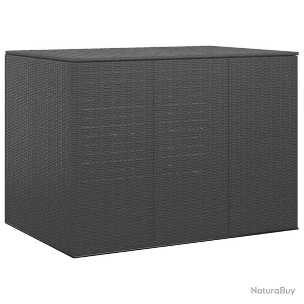 Bote  coussins de jardin Rsine tresse 145x100x103 cm Noir alsavelo