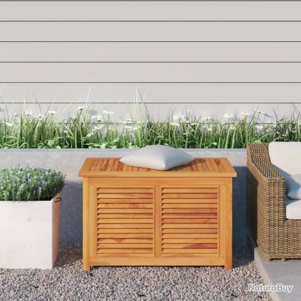 Bote de rangement de jardin et sac 90x50x58cm bois massif teck alsavelo
