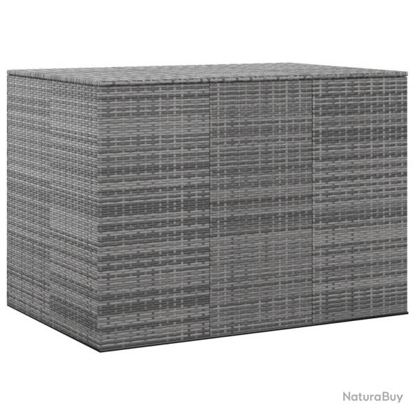 Bote  coussins de jardin Rsine tresse 145x100x103 cm Gris alsavelo