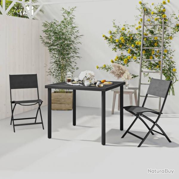 salle  manger d'extrieur 3 pcs Acier alsavelo