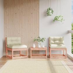 Canapés de jardin avec coussins 2pcs bois massif douglas alsavelo