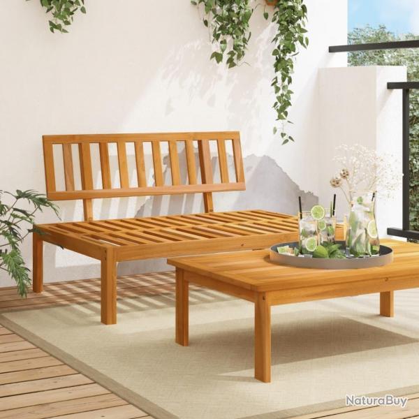 Canap central palette de jardin bois massif d'acacia alsavelo