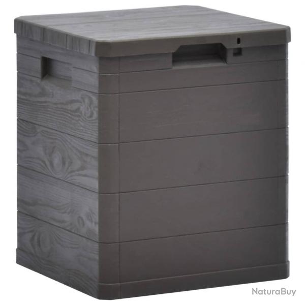 Bote de rangement de jardin 90 L Marron alsavelo