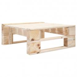 Repose-pied palette de jardin bois alsavelo