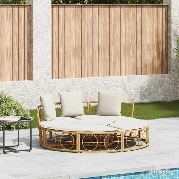 Chaise longue d'extrieur sans auvent rsine tresse alsavelo