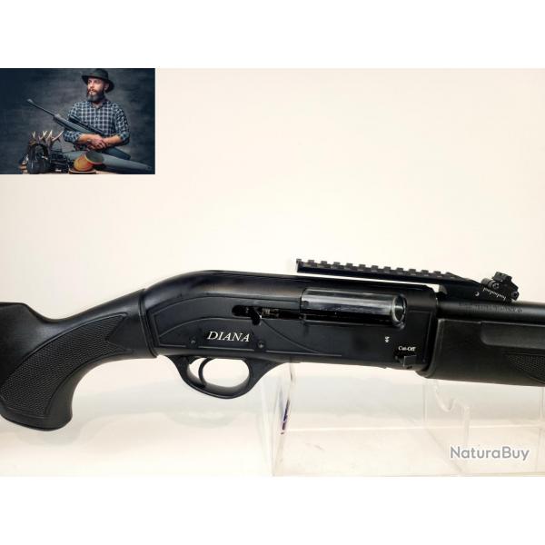 (2591) Fusil De Chasse Semi-Automatique Hatsan Diana Slug Cal.12/76 - OCCASION