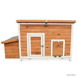 Poulailler 6 poules Hefa toit plastique