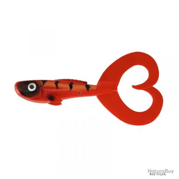 Leurre Souple Abu Garcia Beast Twin Tail 21cm Red Tiger