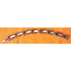 SPLENDIDE BRACELET (( VINTAGE 1950//55 )) EN METAL BLANC TRES FLUIDE NON POINCONNE + ATTACHE SOLIDE