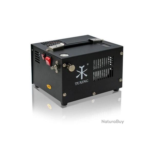 TUXING Compresseur d'air Pcp 4500Psi, sans huile/eau, aliment par 12V ou 220V AC