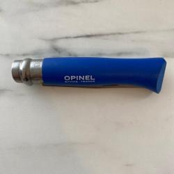 Couteau opinel bleu