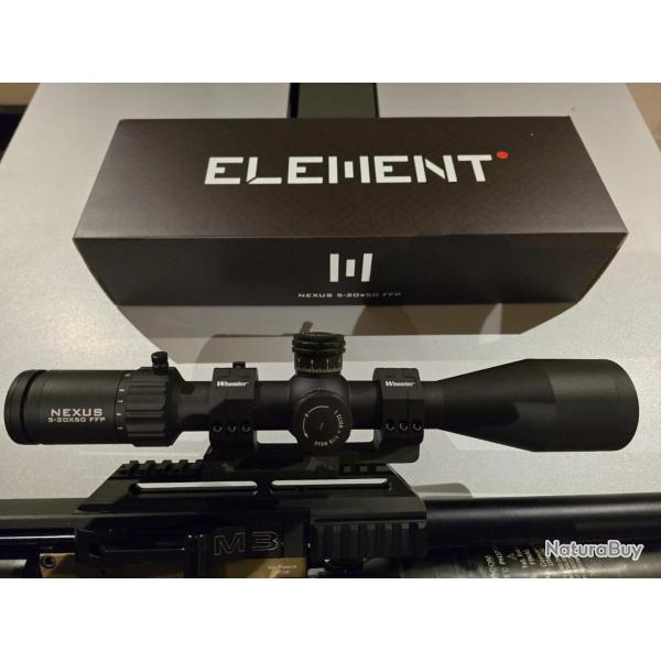 Lunette Element Optics NEXUS   5-20x50   FFP   MRAD