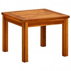 Table basse de jardin 45x45x36 cm Bois solide d'acacia alsavelo
