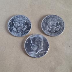 De Qualité Lot 3 X Half Dollar Argent Kennedy Liberty 1967 - 1968 - 1969 , 1/2 Dollar , Demi Dollar