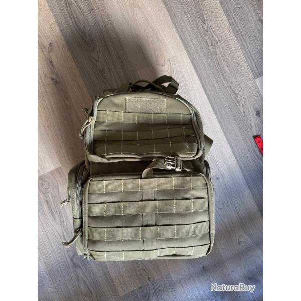 Sac  dos tir sportif 3 armes de poings