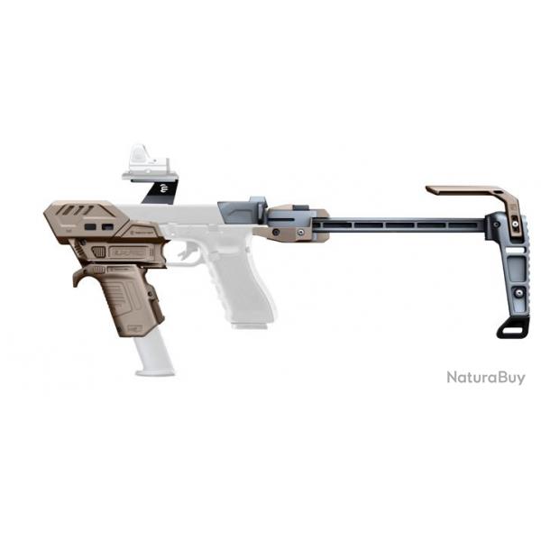 NOUVEAUT 2025 "PRCOMMANDE" KIT STABILISATEUR RECOVER S-PRO MG COMPLET POUR GLOCK - TAN