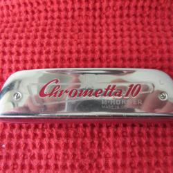Harmonica Hohner Chrometta 10 - Made in Germany 1970
