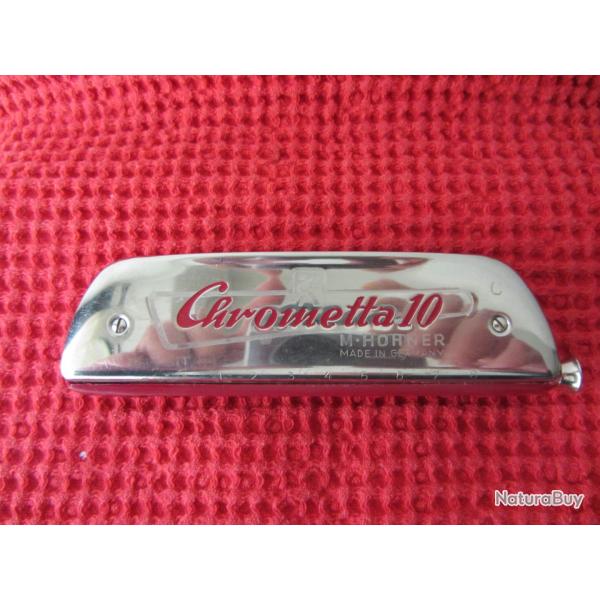 Harmonica Hohner Chrometta 10 - Made in Germany 1970