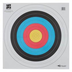 Lot de 100 Blason de Cible World Archery 60 cm - Précision Standard Centre 10 -